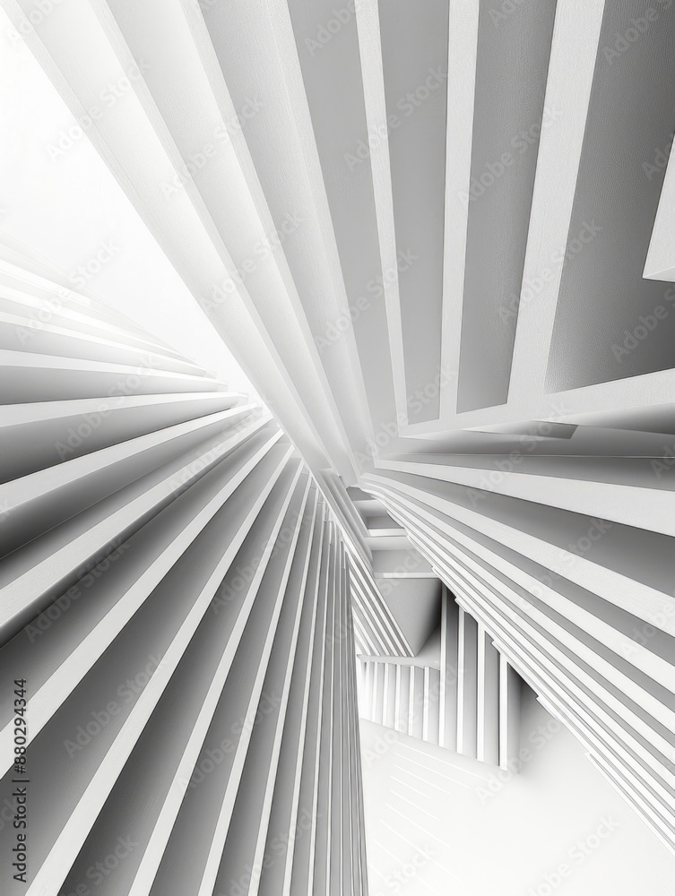 Fototapeta premium A historic building exterior in monochrome tones