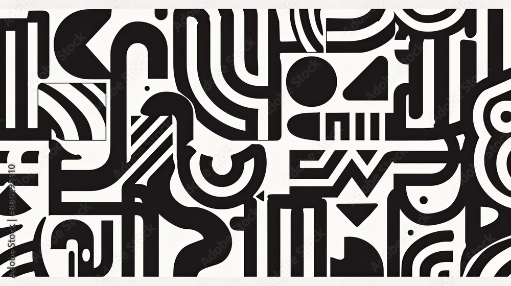 Minimalist black and white pattern bold typography Minimalist black and white pattern bold typography