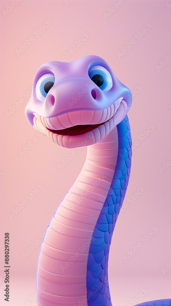 Fototapeta premium snake in the form of a snake