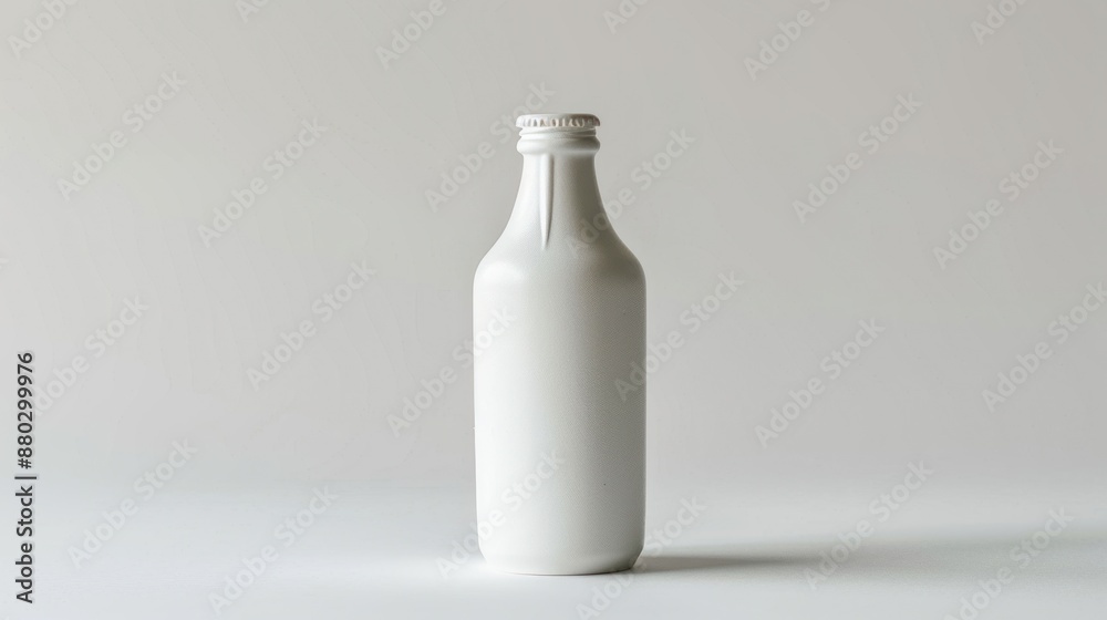 White Bottle on a White Background White Bottle on a White Background