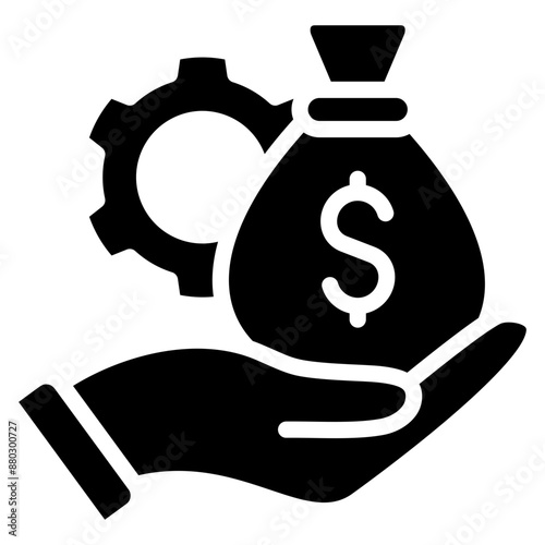 Payroll Management Icons For Design Elements 