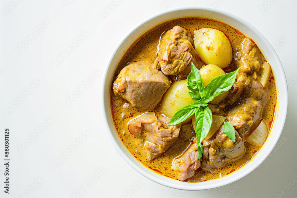 a bowl of stew with potatoes and meat a bowl of stew with potatoes and meat