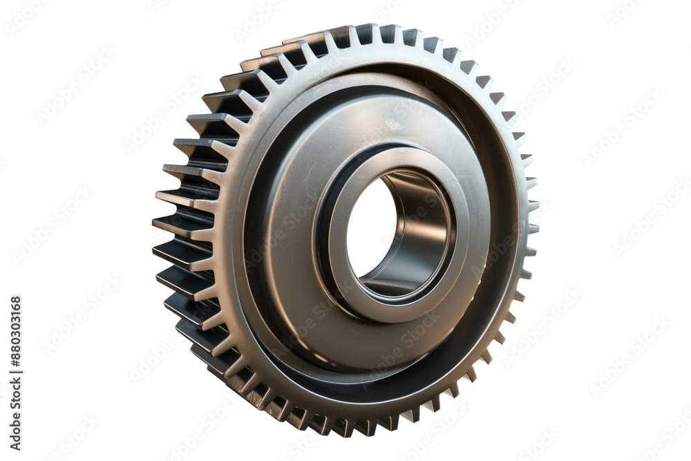 Gear wheel isolated on transparent background