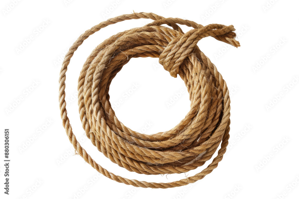 Lasso rope cut isolated on transparent background Lasso rope cut isolated on transparent background
