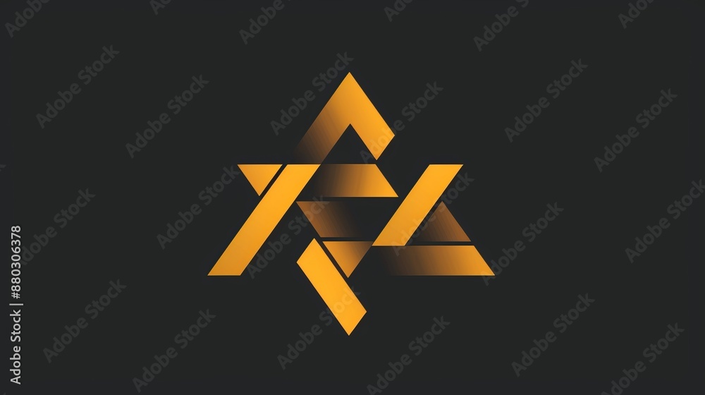 Golden Triangle Abstract Design Golden Triangle Abstract Design