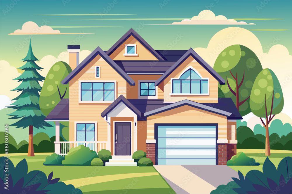 Tranquil Home Views in the Embrace of Nature Tranquil Home Views in the Embrace of Nature