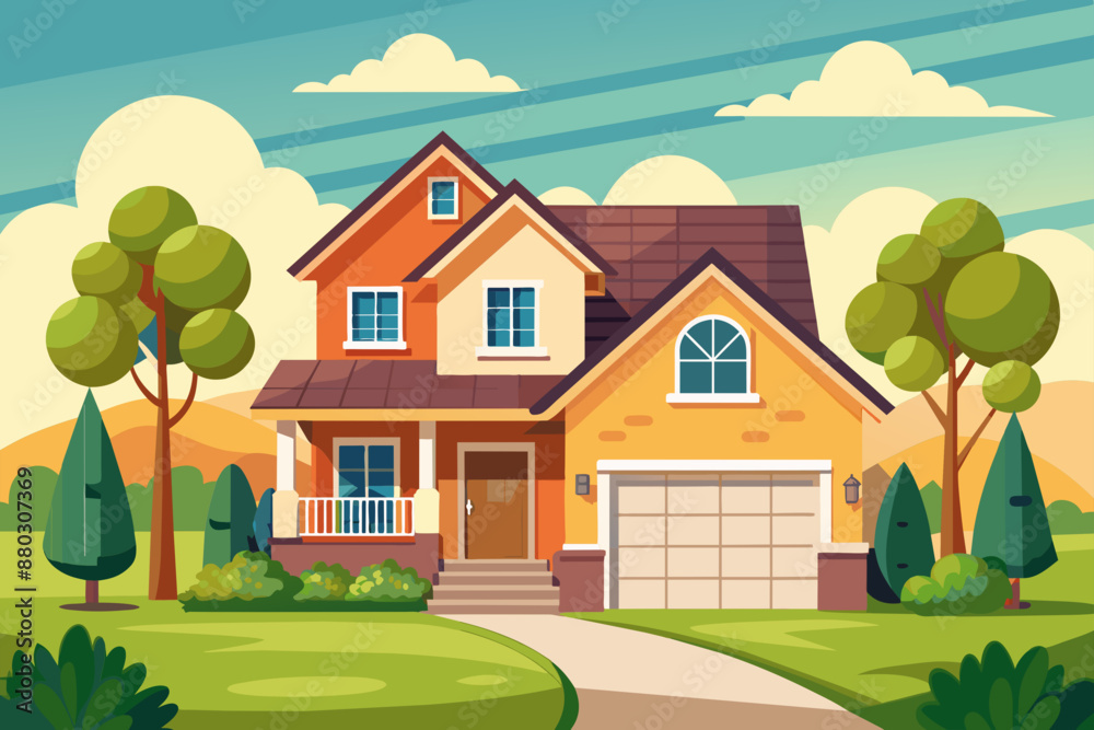 Tranquil Home Views in the Embrace of Nature Tranquil Home Views in the Embrace of Nature