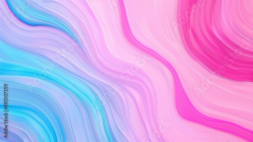 Wallpaper Mural Dynamic 3D seamless liquid pattern. Vibrant animated cloth texture for visual effects. Elegant motion graphics backdrop. Torontodigital.ca