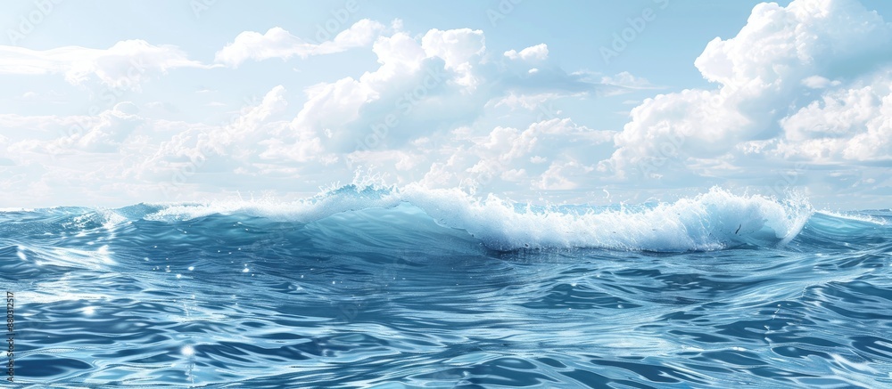 Wave on the water surface with copy space image. Wave on the water surface with copy space image.
