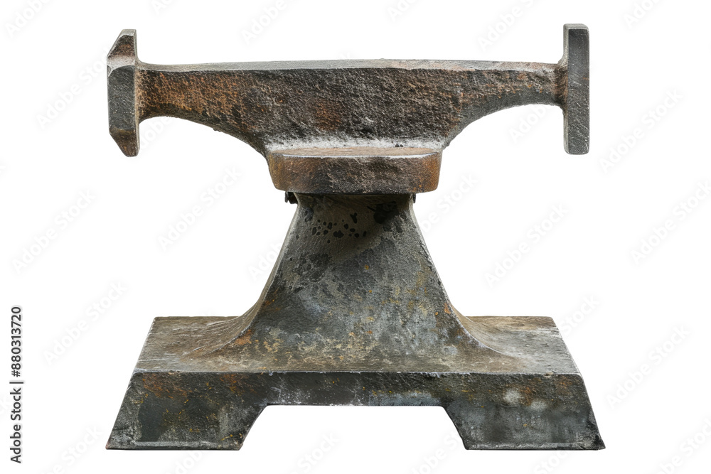 Old anvil isolated on transparent background Old anvil isolated on transparent background