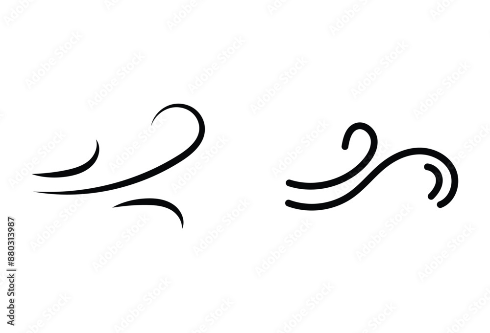 Wind icon. Simple illustration of wind vector icon for web. Wind icon in flat style. Blowing wind outline vector icon. Windy weather symbol, logo illustration. Vector illustration. Eps file 111. Wind icon. Simple illustration of wind vector icon for web. Wind icon in flat style. Blowing wind outline vector icon. Windy weather symbol, logo illustration. Vector illustration. Eps file 111.