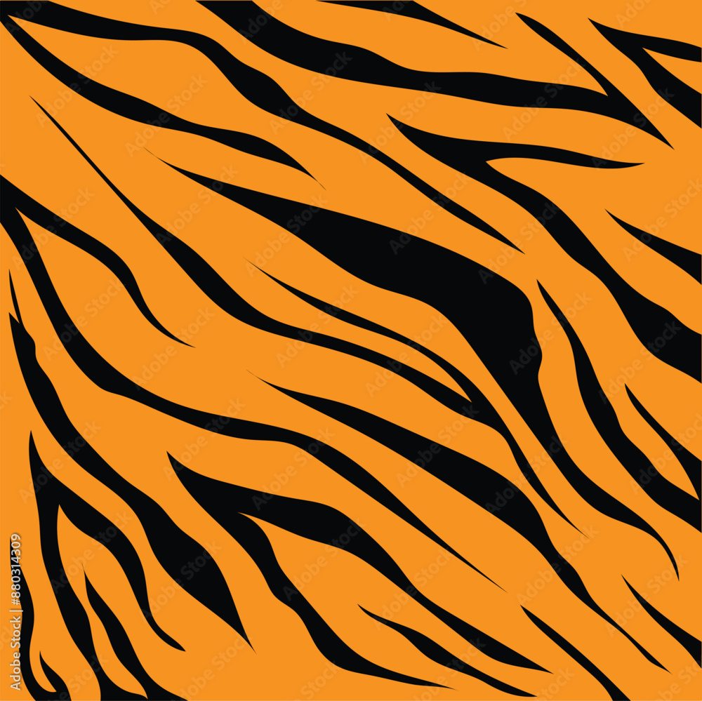 Tiger Skin texture vector Tiger Skin texture vector