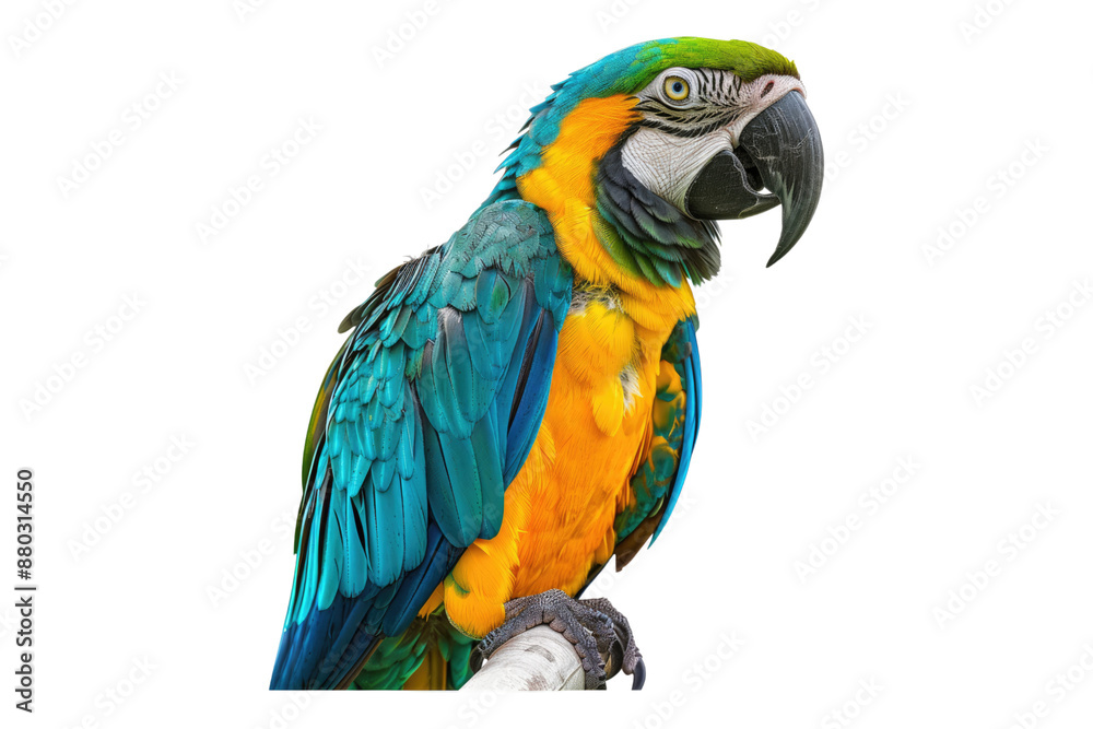 Fototapeta premium Parrot isolated on transparent background