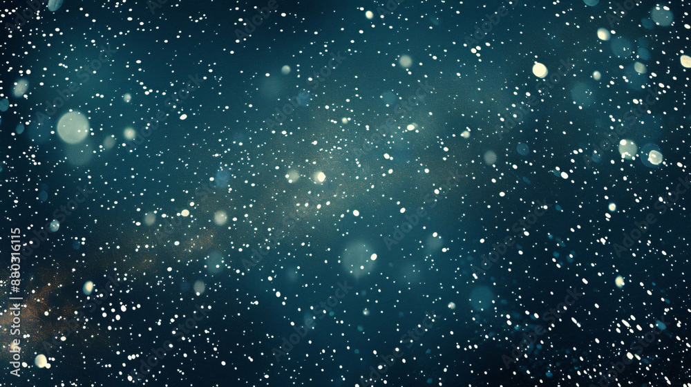 Fototapeta premium Minimalistic abstract interpretation of a winter night