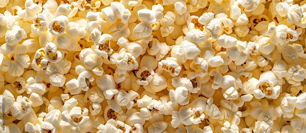Background with copy space image of popcorn. Background with copy space image of popcorn.