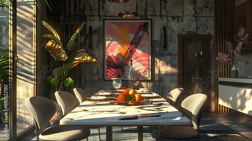 table setting in restaurant