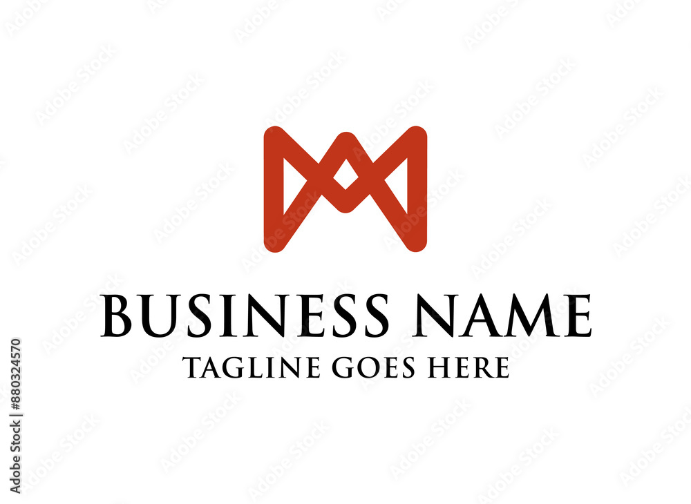 Abstract letter logo design initial business name Abstract letter logo design initial business name