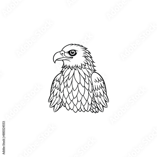 Egyptian Vulture bird  icon vector photo