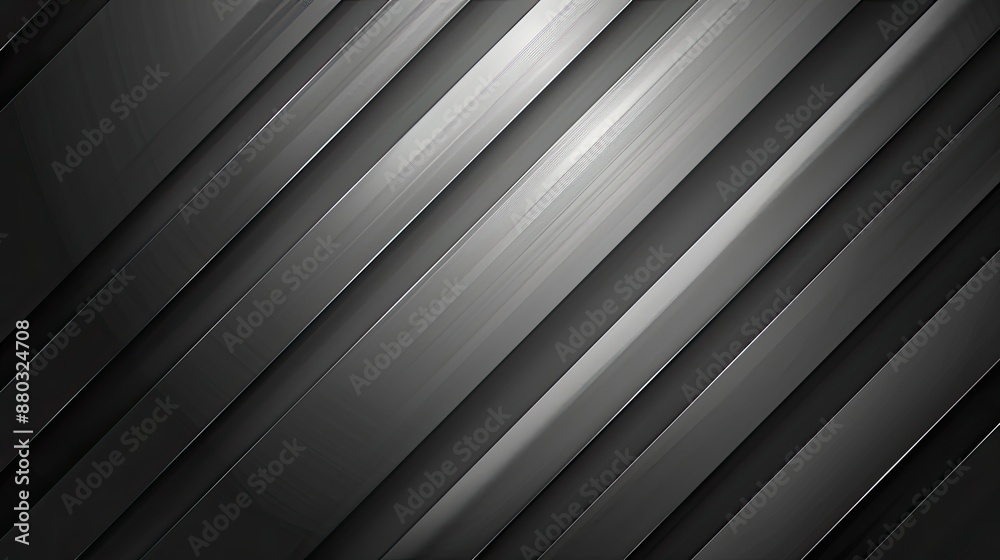 Fototapeta premium Professional dark gray background with sleek metallic accents.