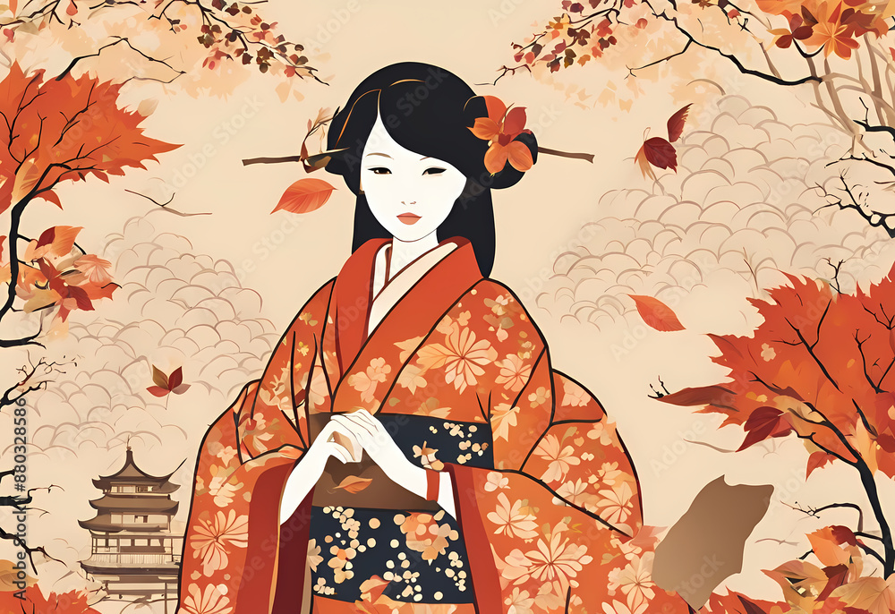 girl in kimono girl in kimono