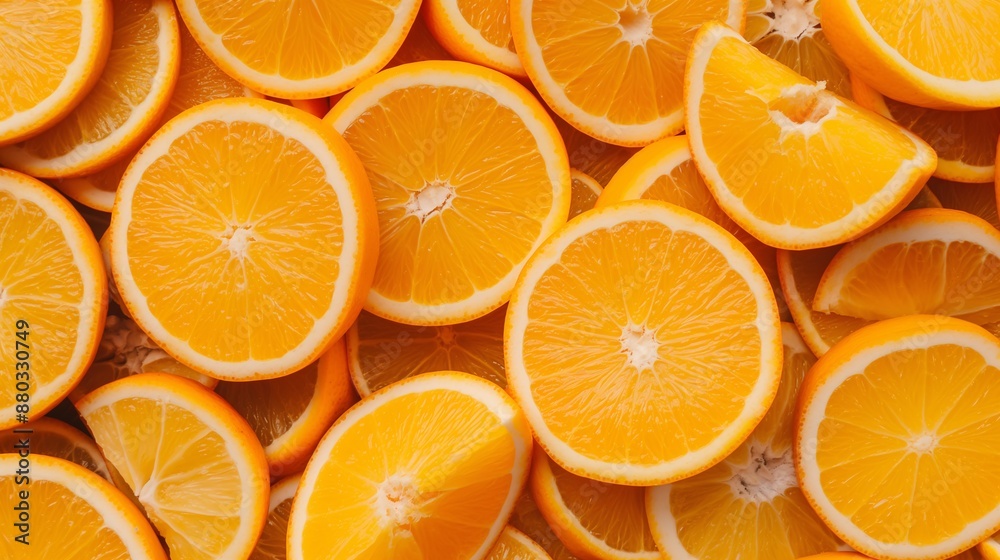 Sliced orange background. fresh orange fruits as background, top view Sliced orange background. fresh orange fruits as background, top view