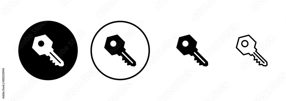 Key icon vector isolated on white background. Key vector icon. Key symbol. security Key icon vector isolated on white background. Key vector icon. Key symbol. security