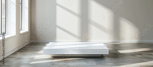 Coffee table with white col...
