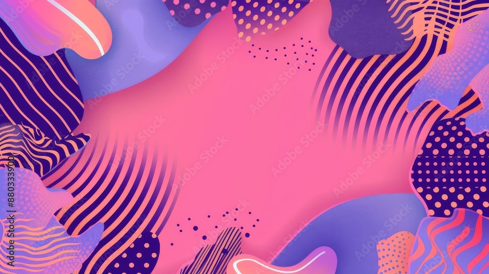 Abstract Geometric Background with Pink and Purple Colors. Abstract Geometric Background with Pink and Purple Colors.
