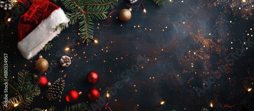 Overhead view of a New Year...