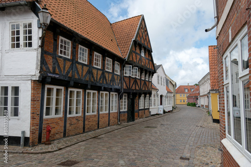 Straße in Ribe - Dänemark