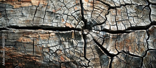 Cracked wood surface provid...