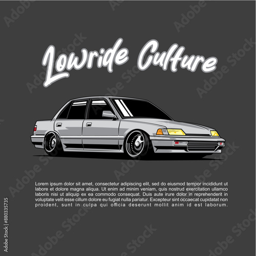 Low Ride Car Aestetich.eps