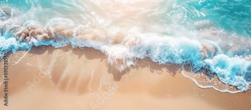 Sunny tropical beach scene ...