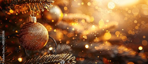 Glimmering Christmas tree d...