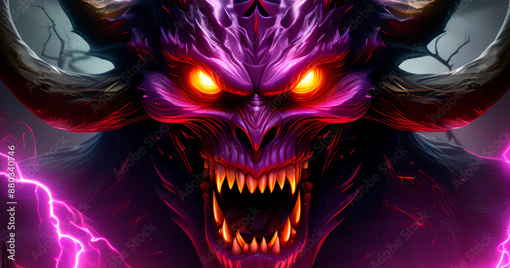 Abstract dark evil demon background for art design Abstract dark evil demon background for art design