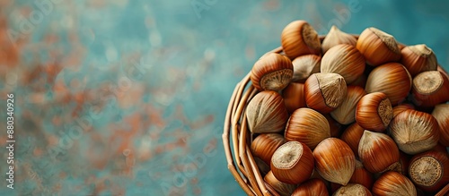 A brown hazelnut a healthy ...