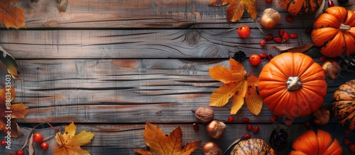 Autumn themed dry decoratio...