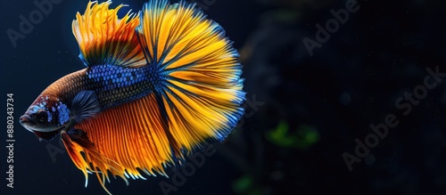 A vibrant Siamese fighting ...