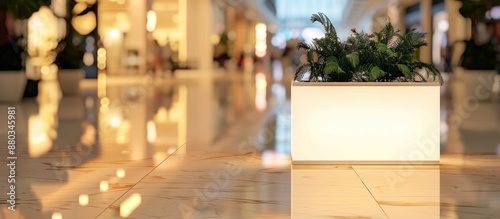 Luxurious shopping mall set...