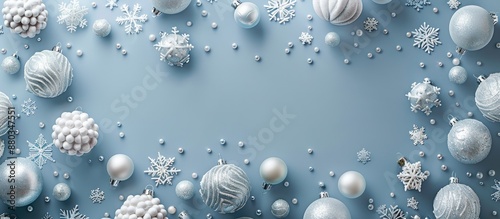 Top view of a blue grey bac...