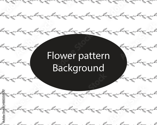 stock pattern background. trend line botanical flower pattern background