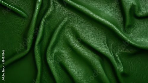 green synthetic leather photo