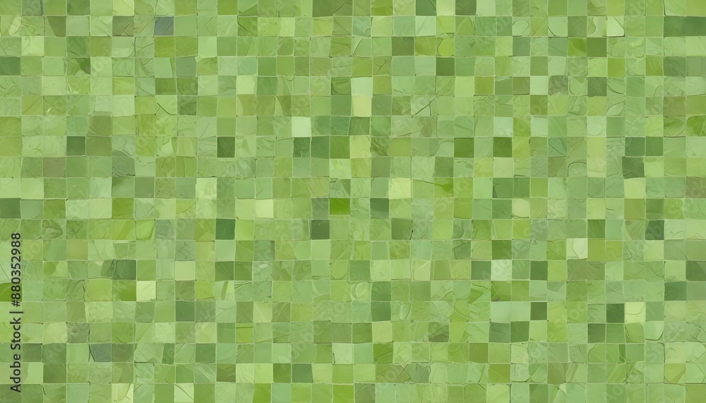 Fototapeta premium Clear Plain Shiny Warm Soft Vintage Bokeh Cloudy Wave Like Geometric Green Background or Texture