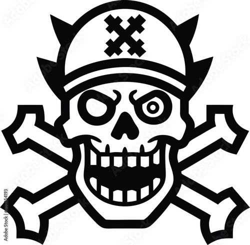 zombie Pirate illustration. pirate, zombie, horror, scary, halloween, cartoon, ghost,  skull, spooky,