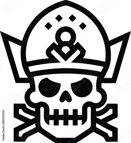 zombie Pirate illustration. pirate, zombie, horror, scary, halloween, cartoon, ghost,  skull, spooky,