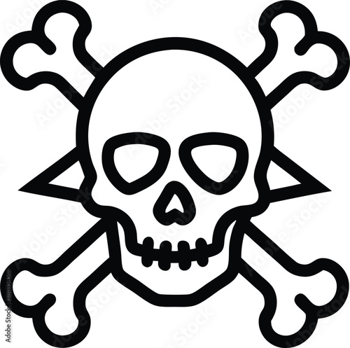 zombie Pirate illustration. pirate, zombie, horror, scary, halloween, cartoon, ghost,  skull, spooky,