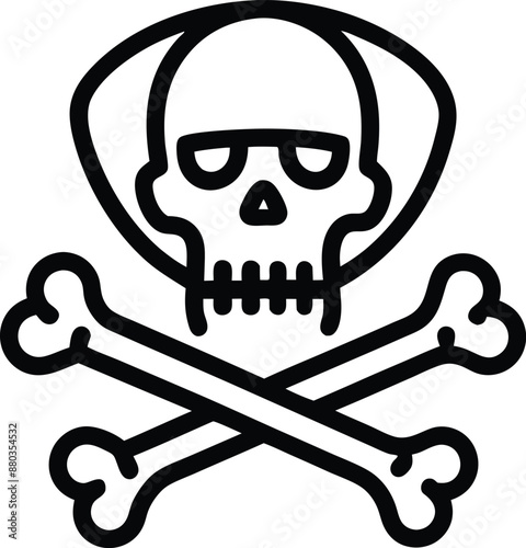 zombie Pirate illustration. pirate, zombie, horror, scary, halloween, cartoon, ghost,  skull, spooky,
