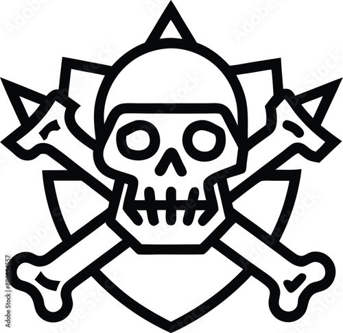 zombie Pirate illustration. pirate, zombie, horror, scary, halloween, cartoon, ghost,  skull, spooky,