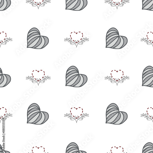  Colourfull Preppy Coquette  pattern backgrounds seamles surface pattern design,Vector Repeat pattern with  bows, hearts , frills, stripes ,checks, gingham patterns.
 photo