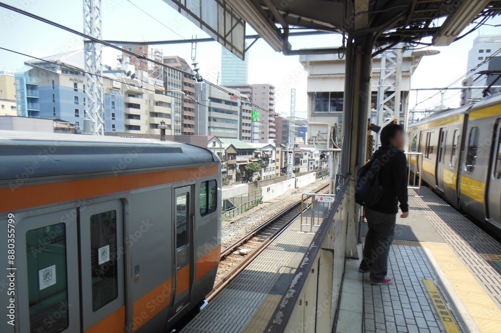 Japan, Tokyo, Ochanomizu, Kanda River Japan, Tokyo, Ochanomizu, Kanda River